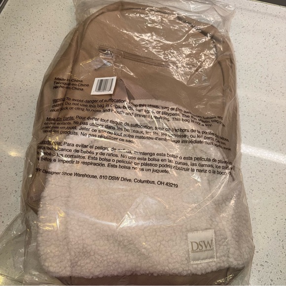 Tan and Cream Backpack Duo NWT - Picture 4 of 12